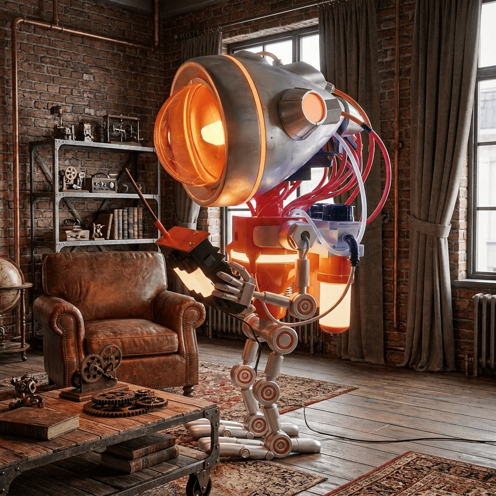 Neo Scout Robot Sculpture - Vakkerlight