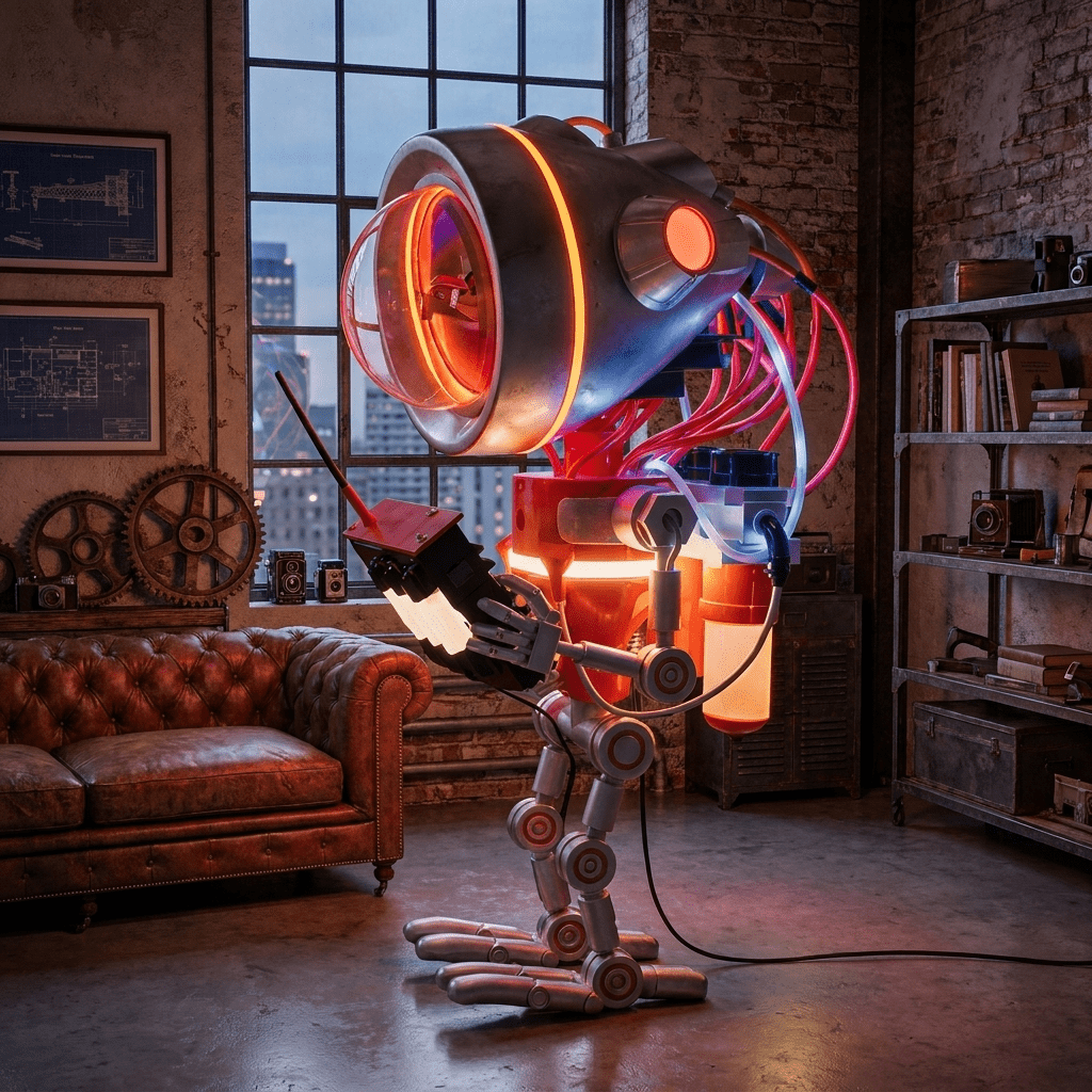 Neo Scout Robot Sculpture - Vakkerlight
