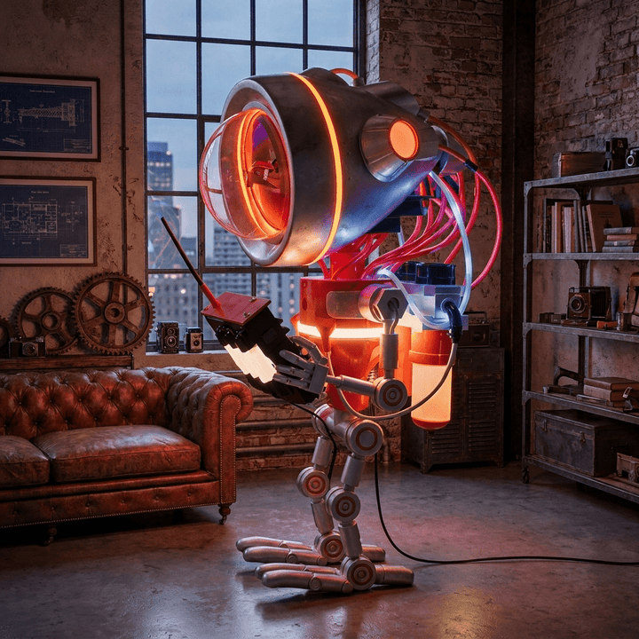 Neo Scout Robot Sculpture - Vakkerlight