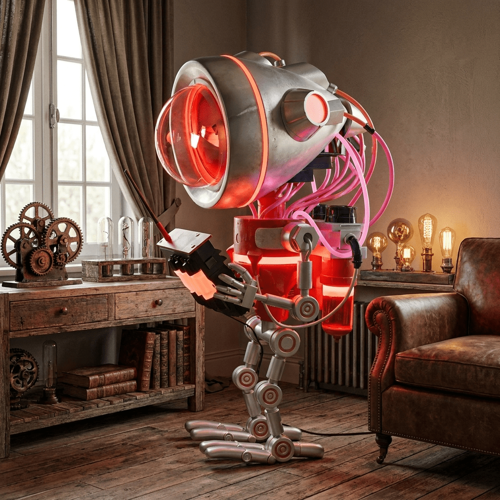 Neo Scout Robot Sculpture - Vakkerlight