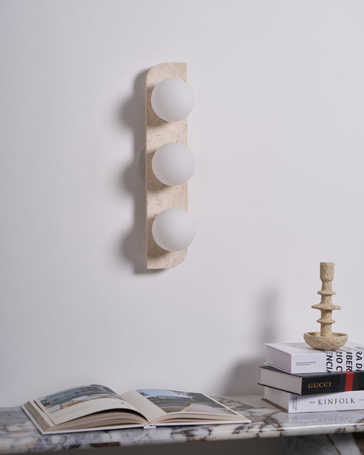 Elysian Travertine Wall Light - Vakkerlight