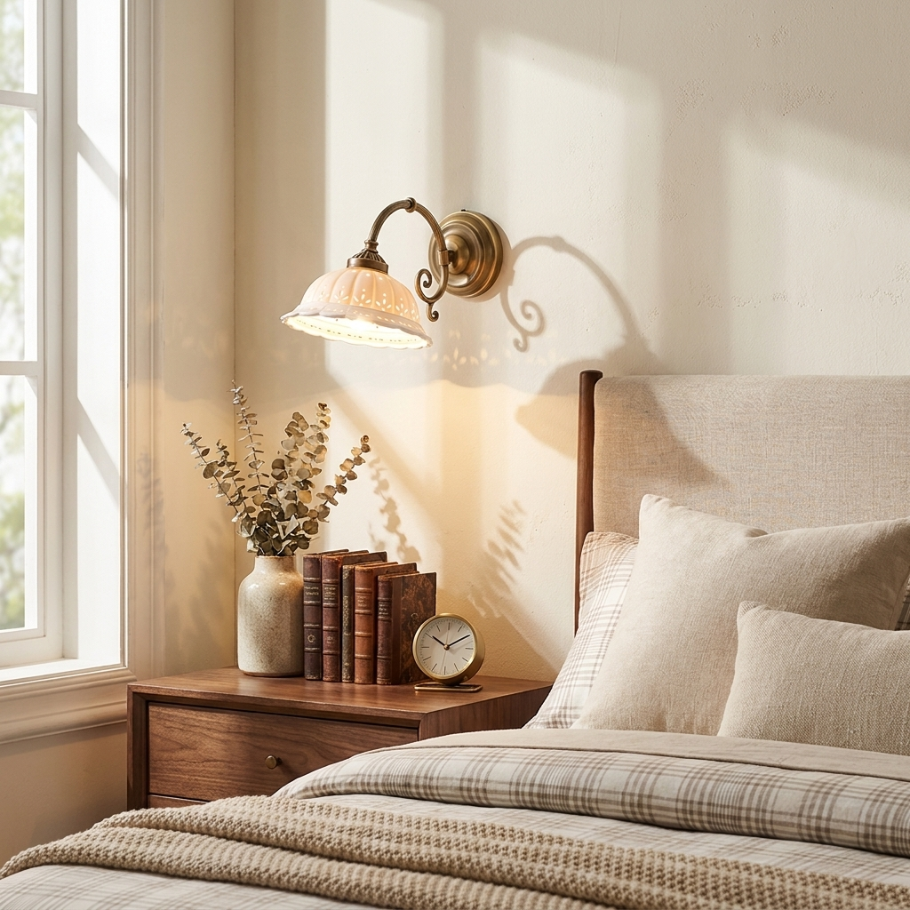 Nerina Pierced Ceramic Wall Sconce