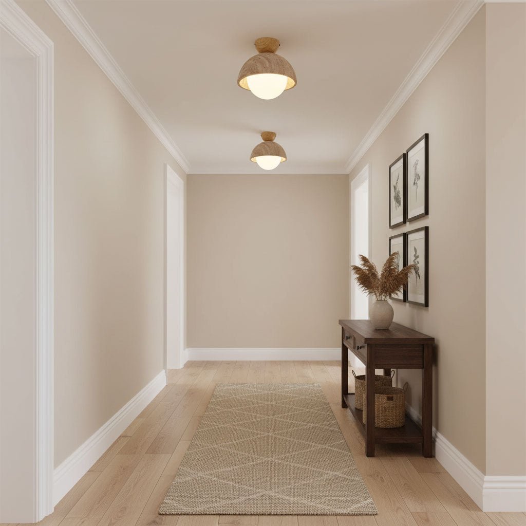 Nerio Travertine Ceiling Light - Vakkerlight