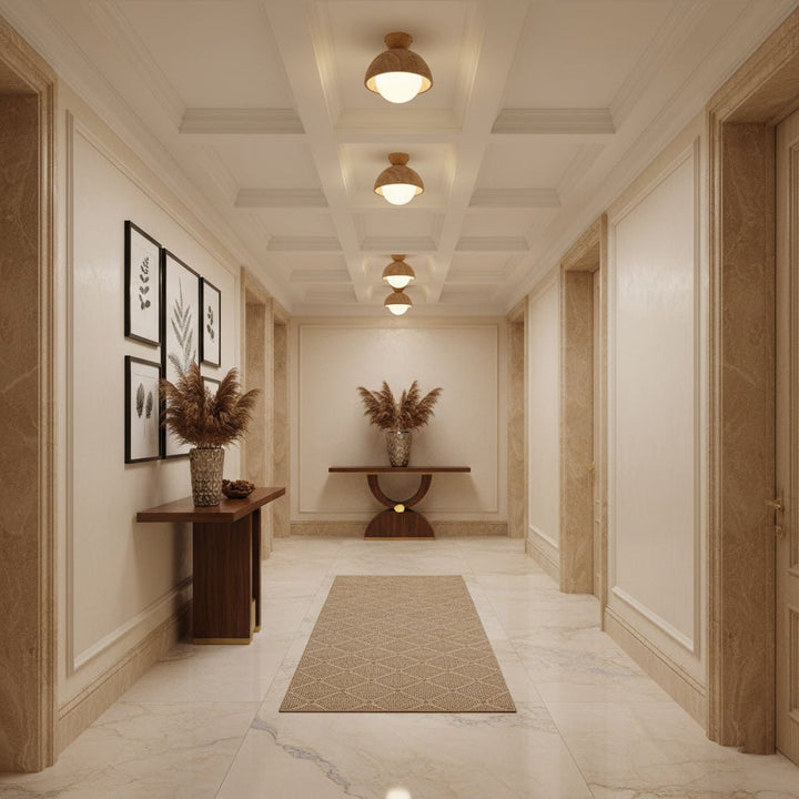 Nerio Travertine Ceiling Light - Vakkerlight
