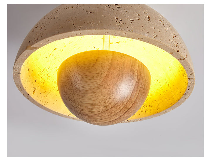 Nerio Travertine Ceiling Light - Vakkerlight