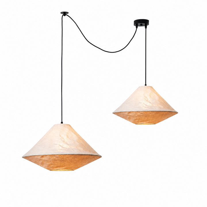 Nimbus Linen Cone Pendant Light