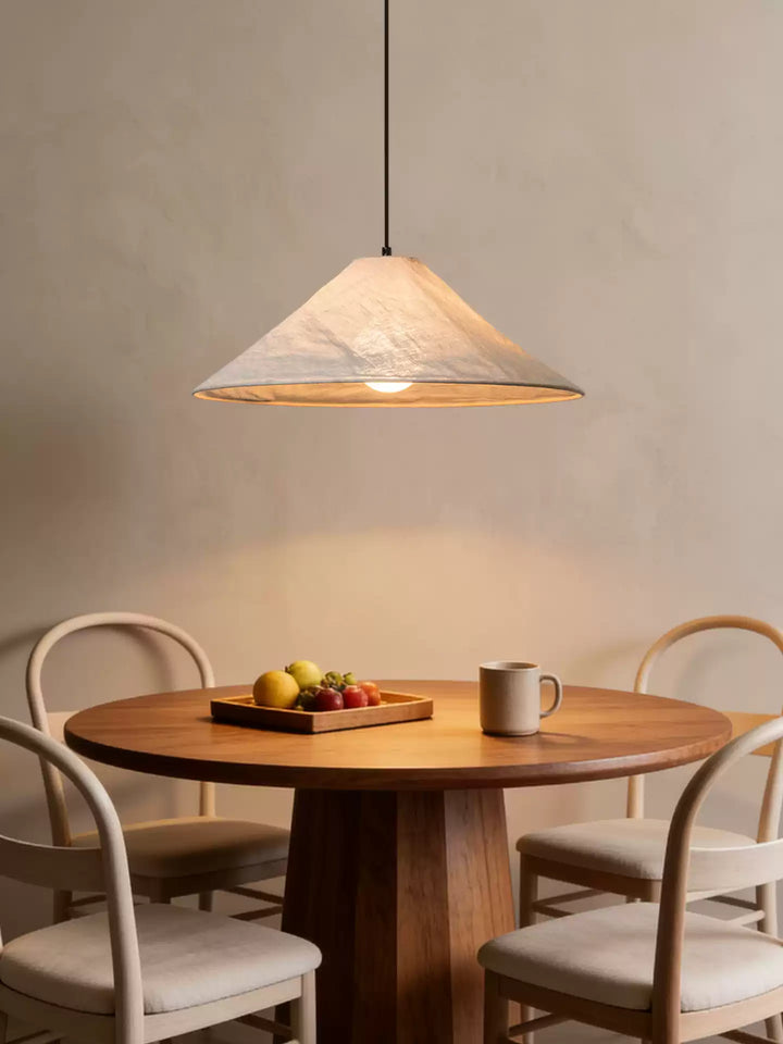 Nimbus Linen Cone Pendant Light