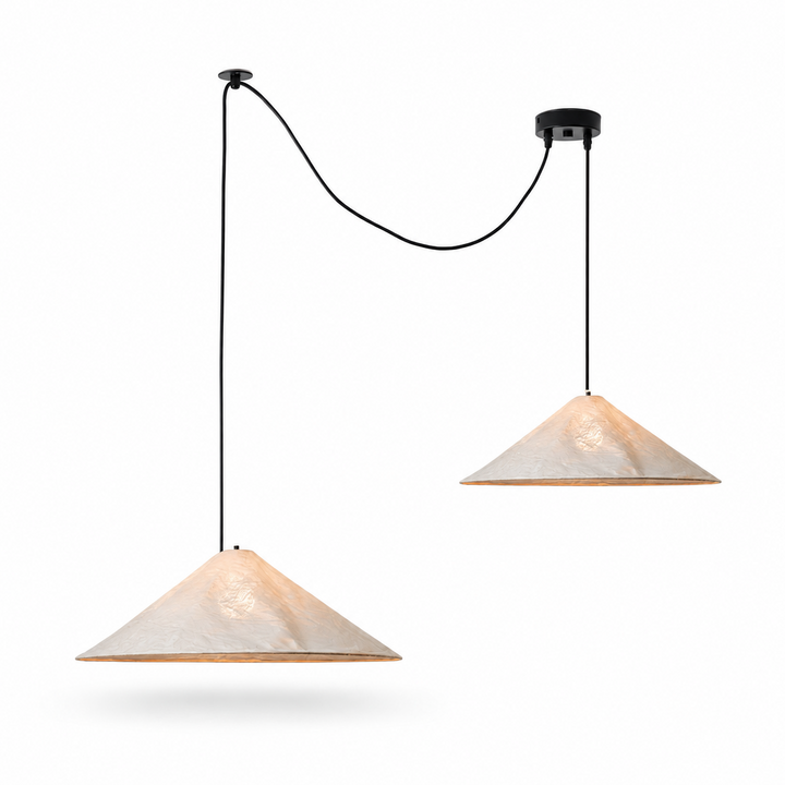 Nimbus Linen Cone Pendant Light