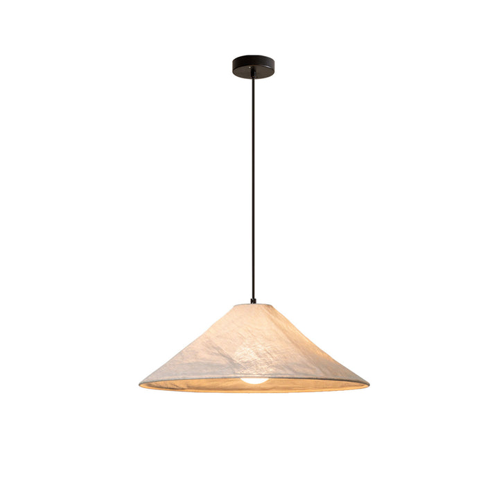 Nimbus Linen Cone Pendant Light