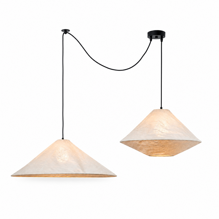 Nimbus Linen Cone Pendant Light