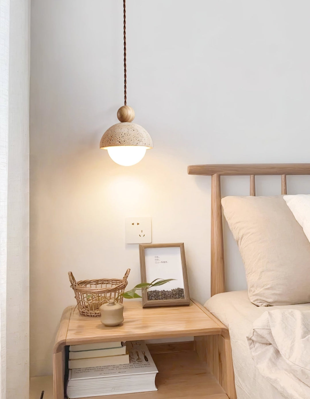 Niva Travertine Pendant Light - Vakkerlight