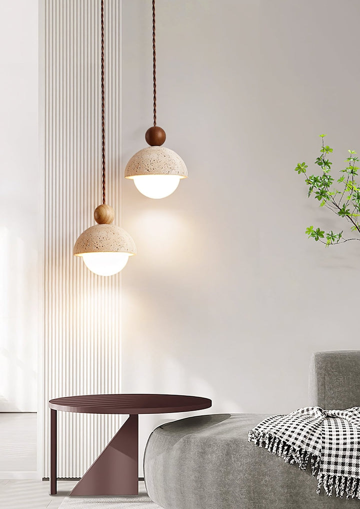 Niva Travertine Pendant Light - Vakkerlight