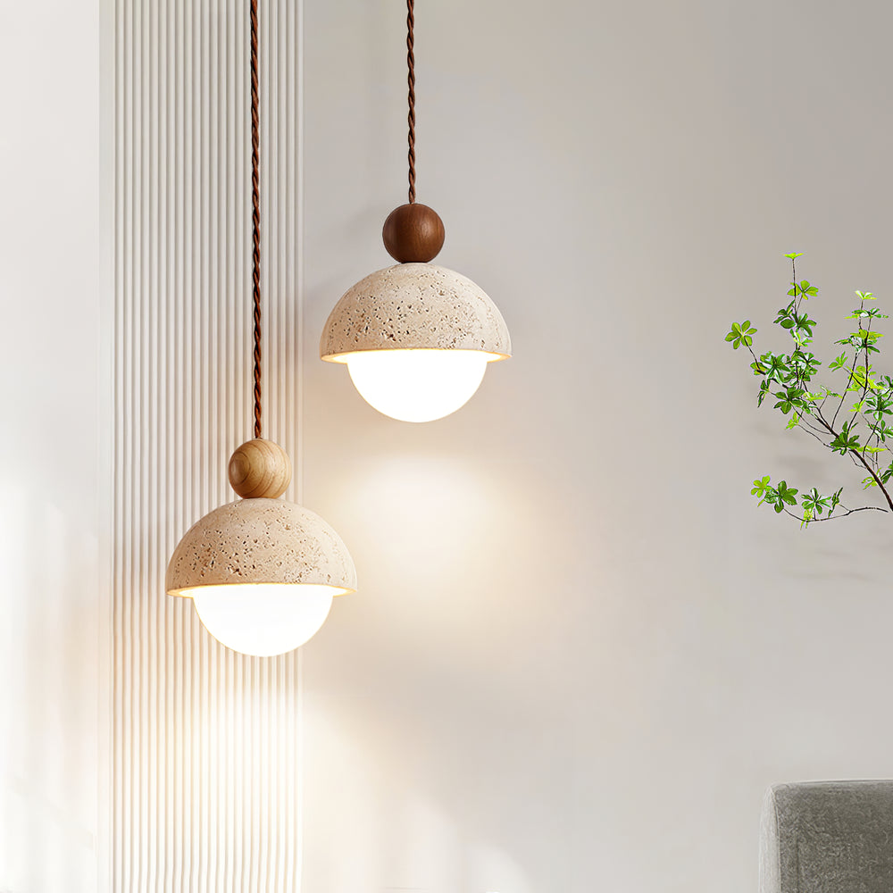 Niva Travertine Pendant Light - Vakkerlight