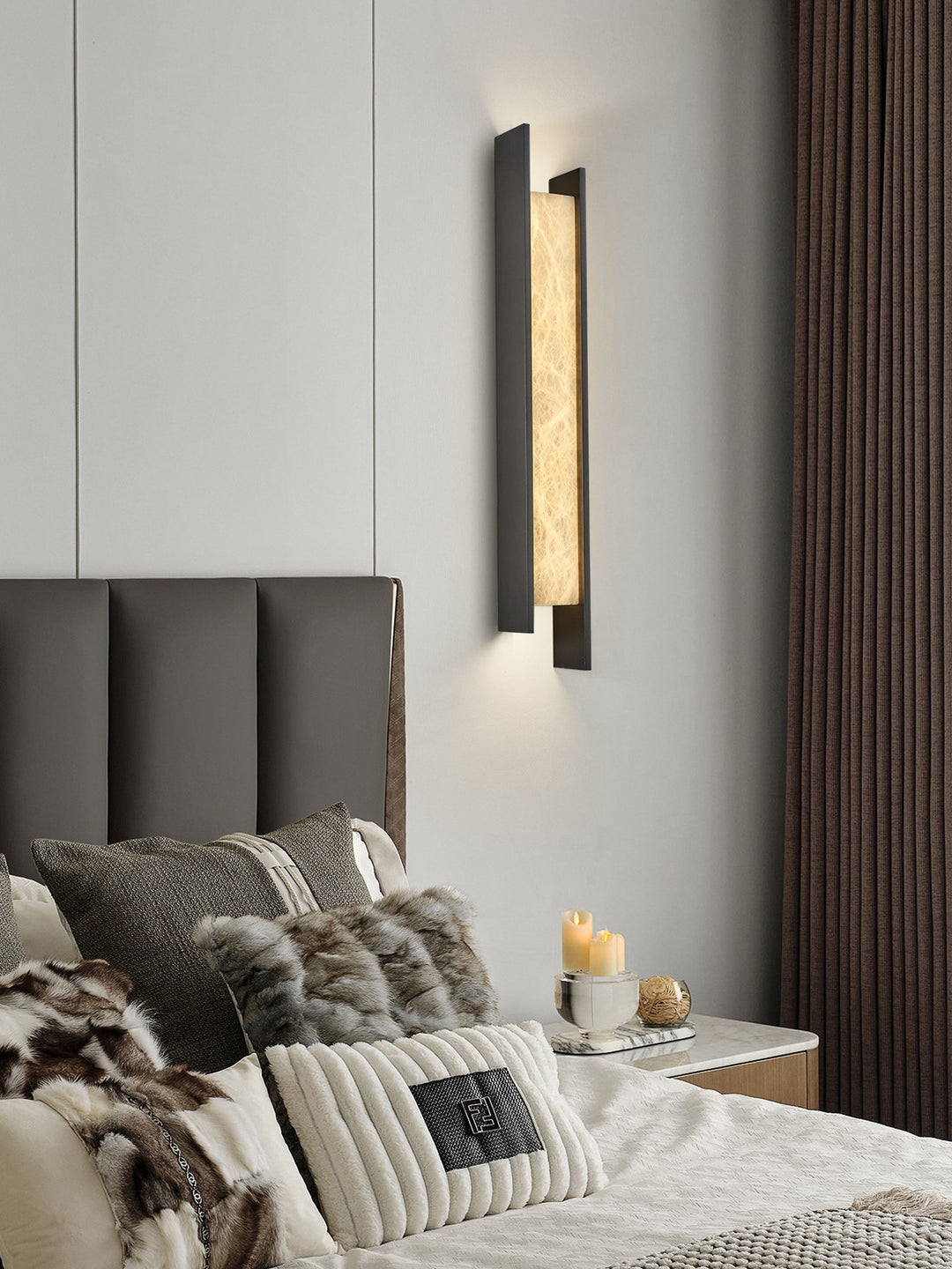 Nivora Alabaster Linear Wall Sconce - Vakkerlight