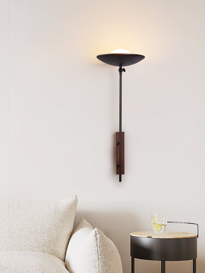 Noctara Black Travertine Wall Lamp - Vakkerlight