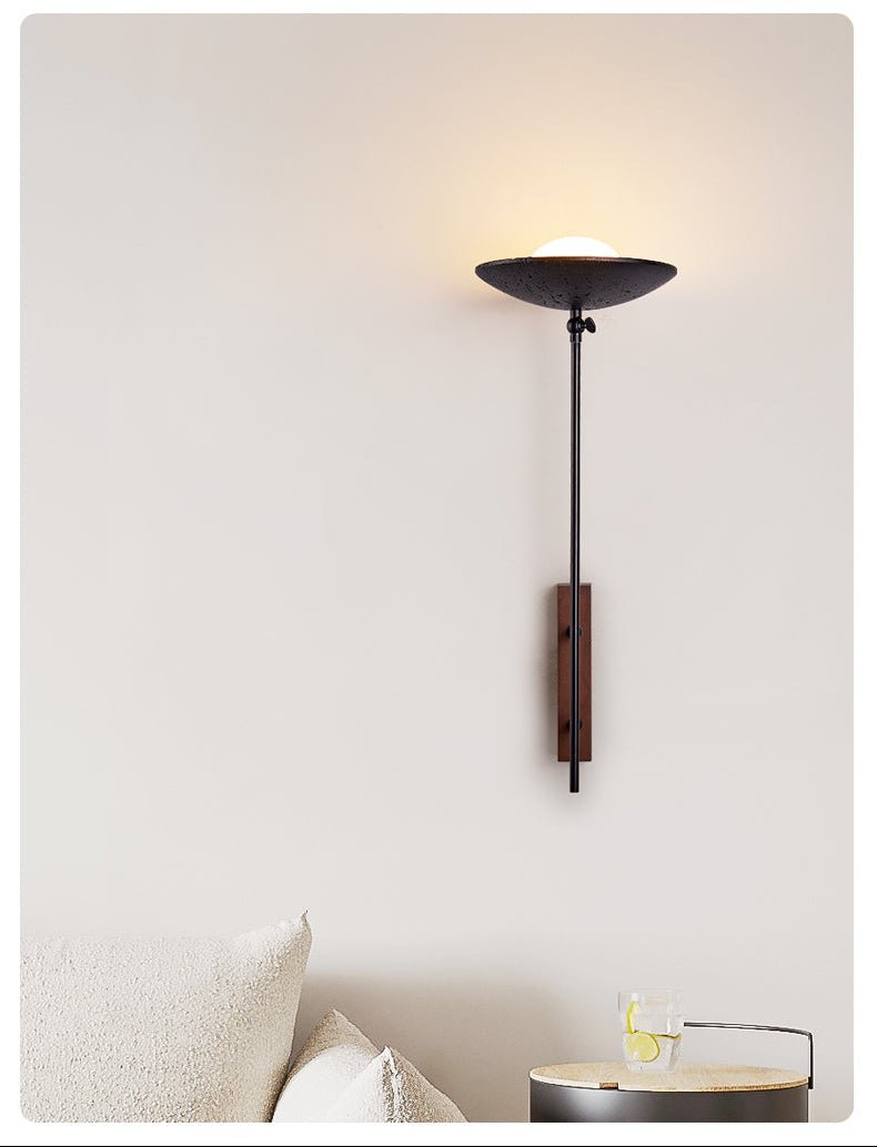 Noctara Black Travertine Wall Lamp - Vakkerlight