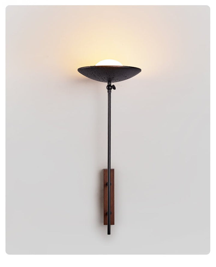 Noctara Black Travertine Wall Lamp - Vakkerlight