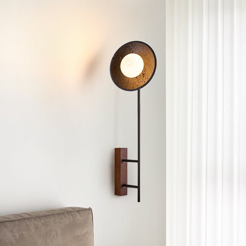 Noctara Black Travertine Wall Lamp - Vakkerlight