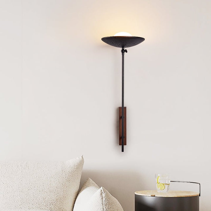 Noctara Black Travertine Wall Lamp - Vakkerlight