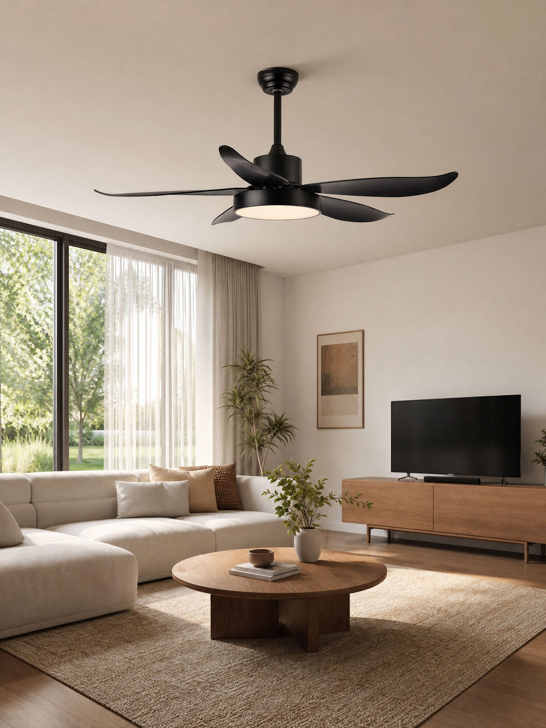 Noctura Glide Ceiling Fan Light - Vakkerlight