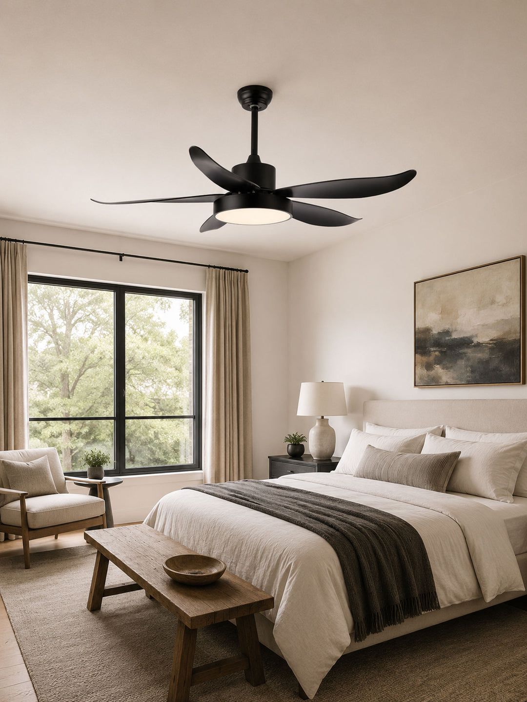 Noctura Glide Ceiling Fan Light - Vakkerlight