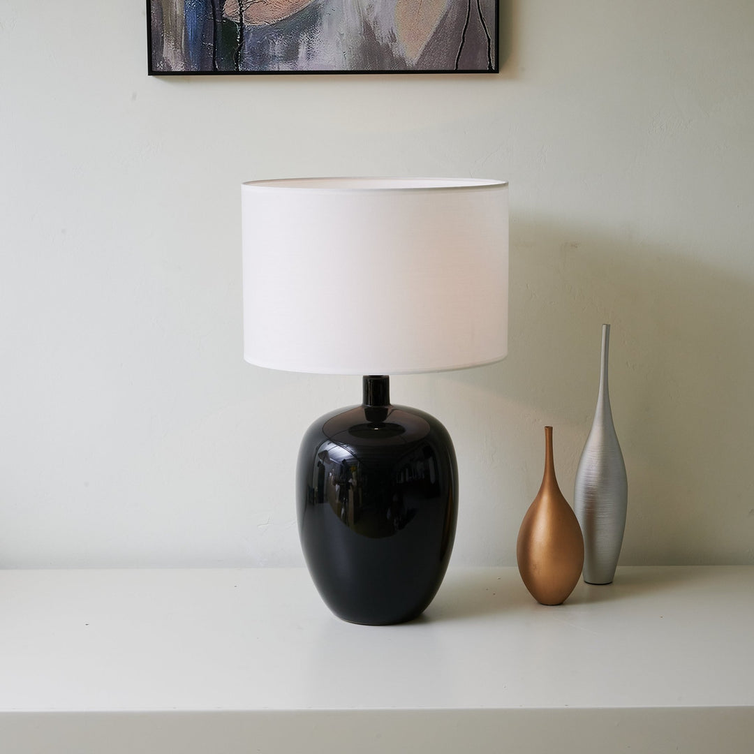 Noir Gloss Table Lamp - Vakkerlight