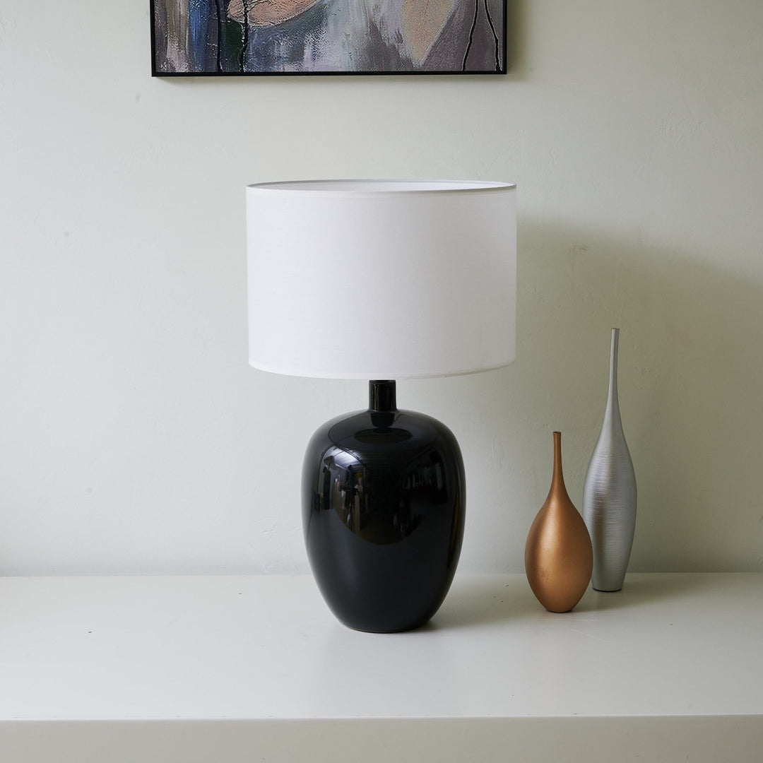 Noir Gloss Table Lamp - Vakkerlight