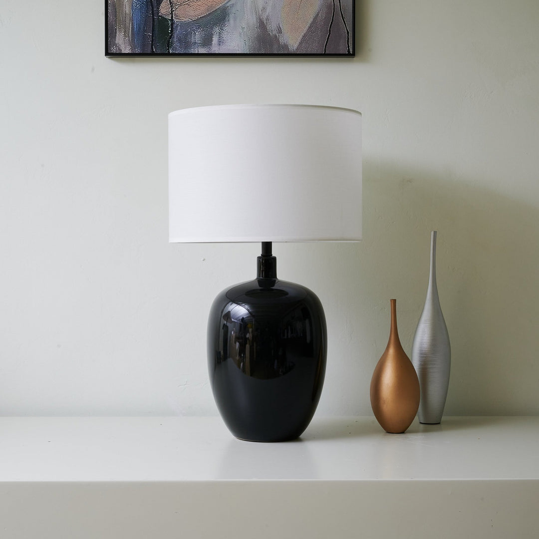 Noir Gloss Table Lamp - Vakkerlight