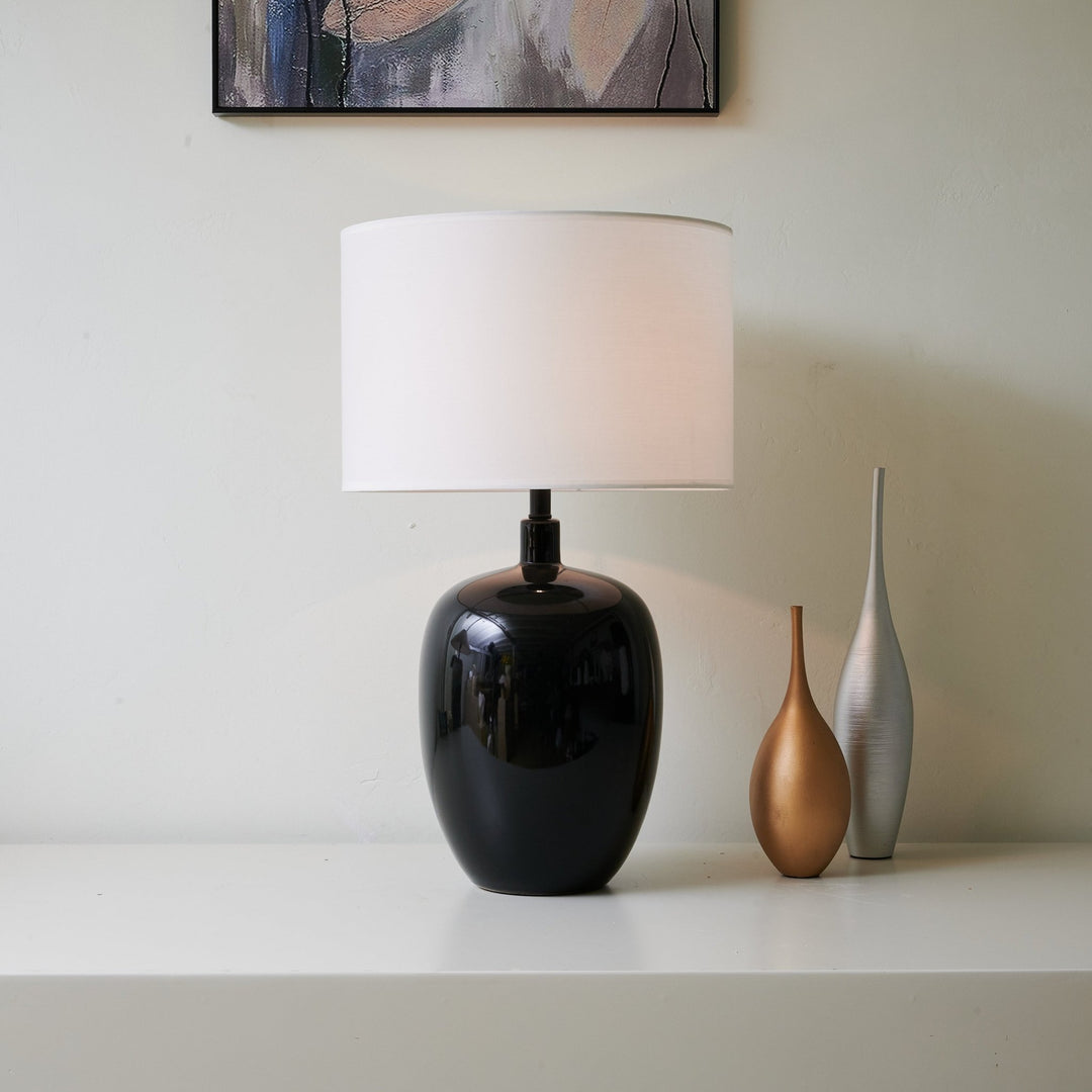 Noir Gloss Table Lamp - Vakkerlight