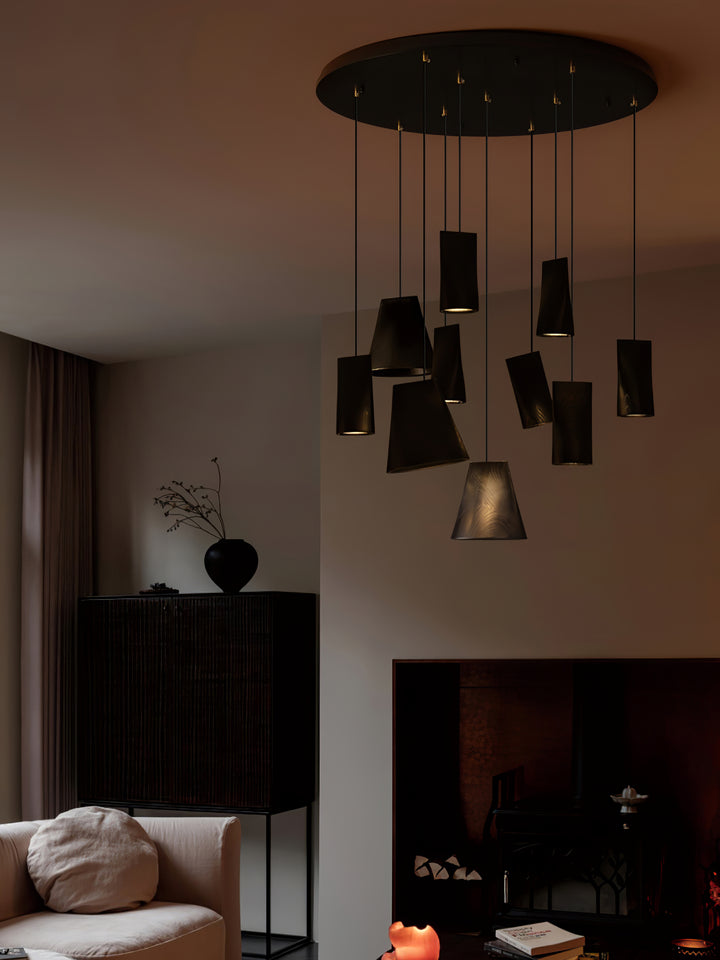 Nordic Tilted Wood Pendant Light - Vakkerlight