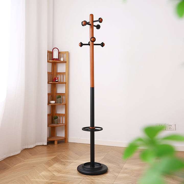 Nordic Wooden Coat Rack - Vakkerlight