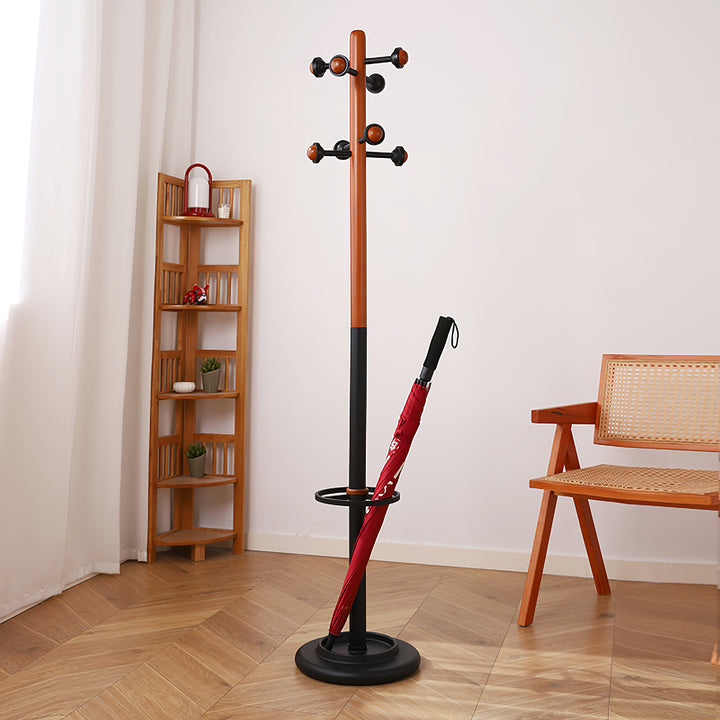 Nordic Wooden Coat Rack - Vakkerlight