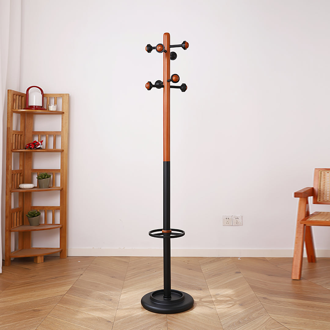 Nordic Wooden Coat Rack - Vakkerlight