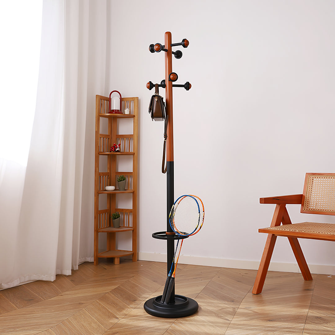 Nordic Wooden Coat Rack - Vakkerlight