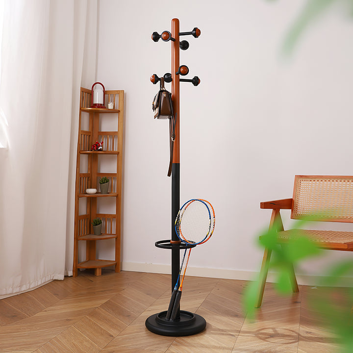 Nordic Wooden Coat Rack - Vakkerlight