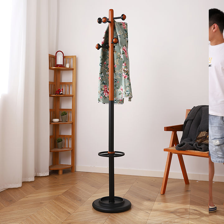 Nordic Wooden Coat Rack - Vakkerlight