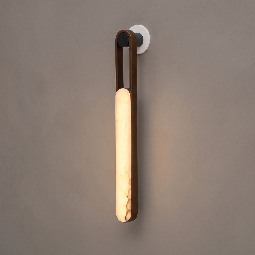 Norix Alabaster Frame Wall Light