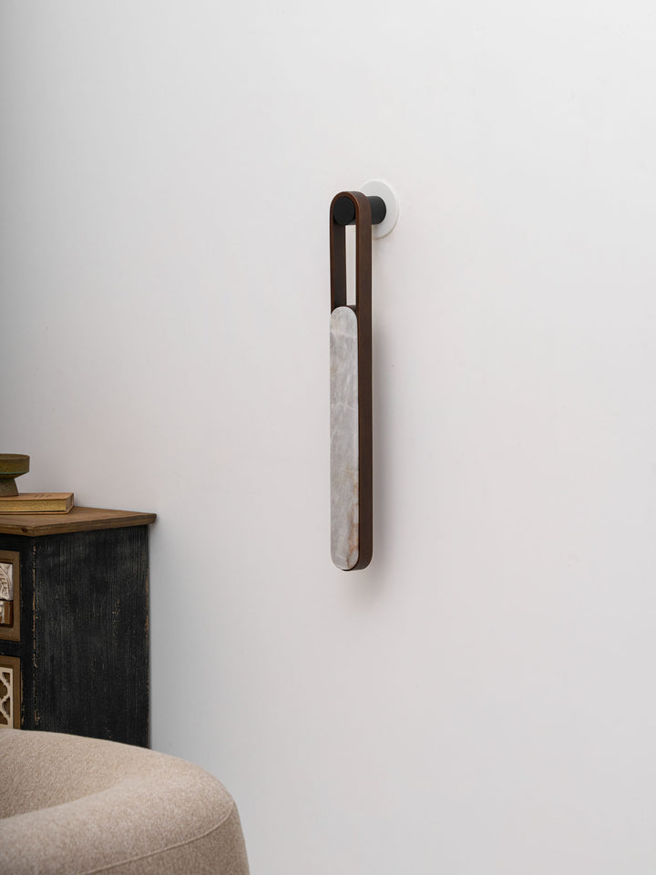 Norix Alabaster Frame Wall Light