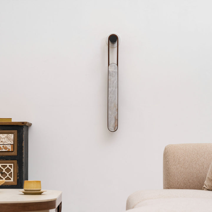 Norix Alabaster Frame Wall Light