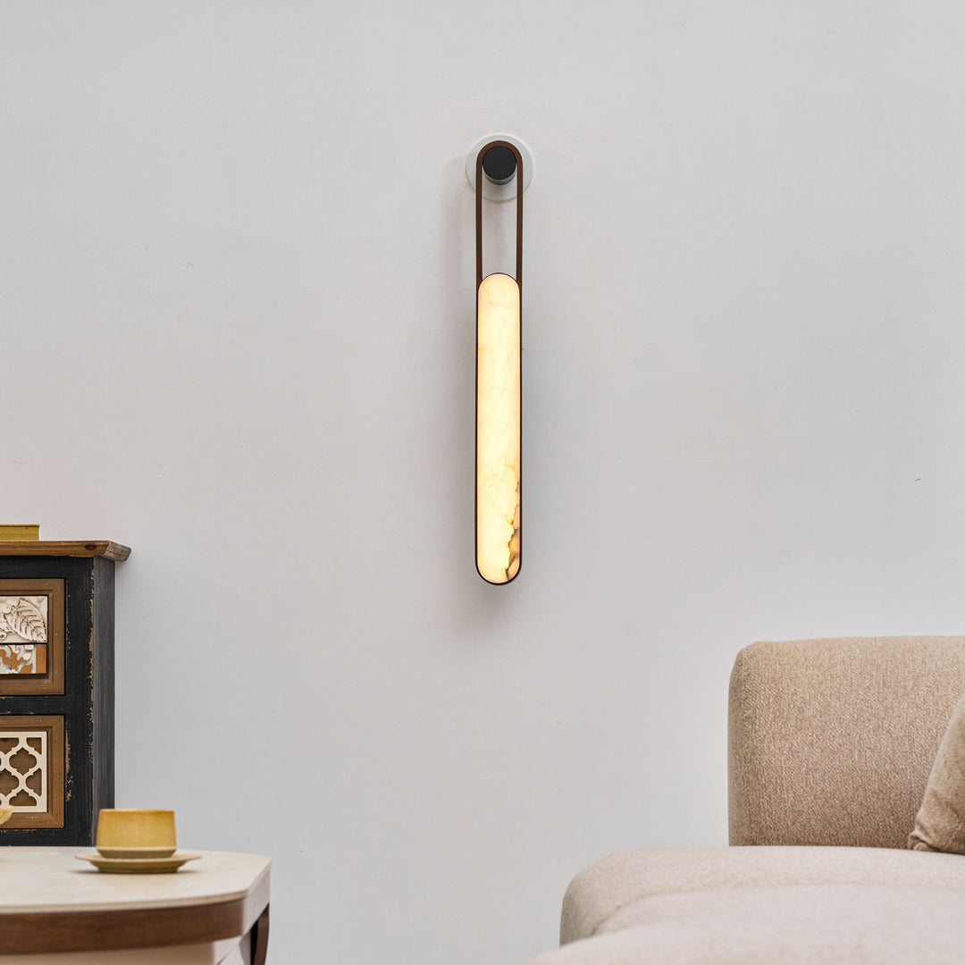 Norix Alabaster Frame Wall Light