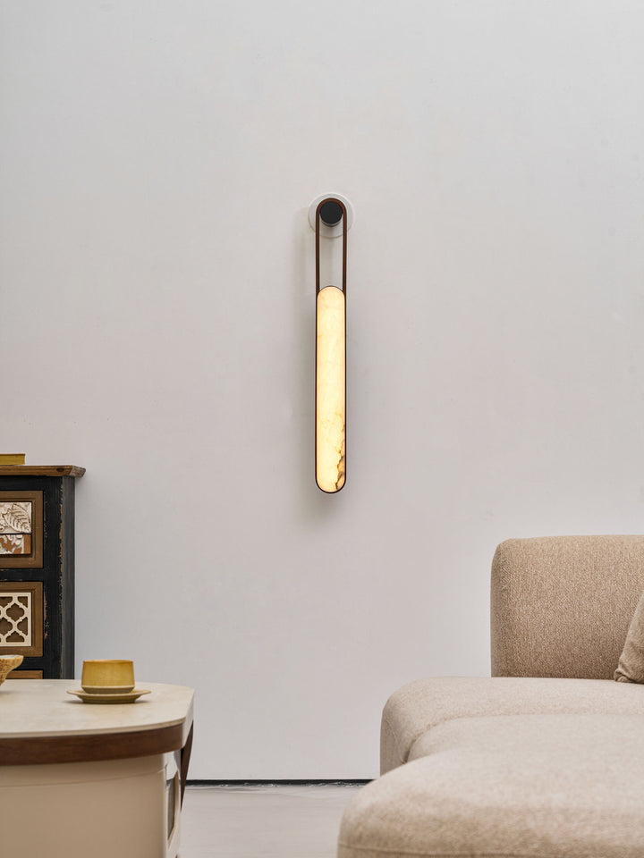 Norix Alabaster Frame Wall Light