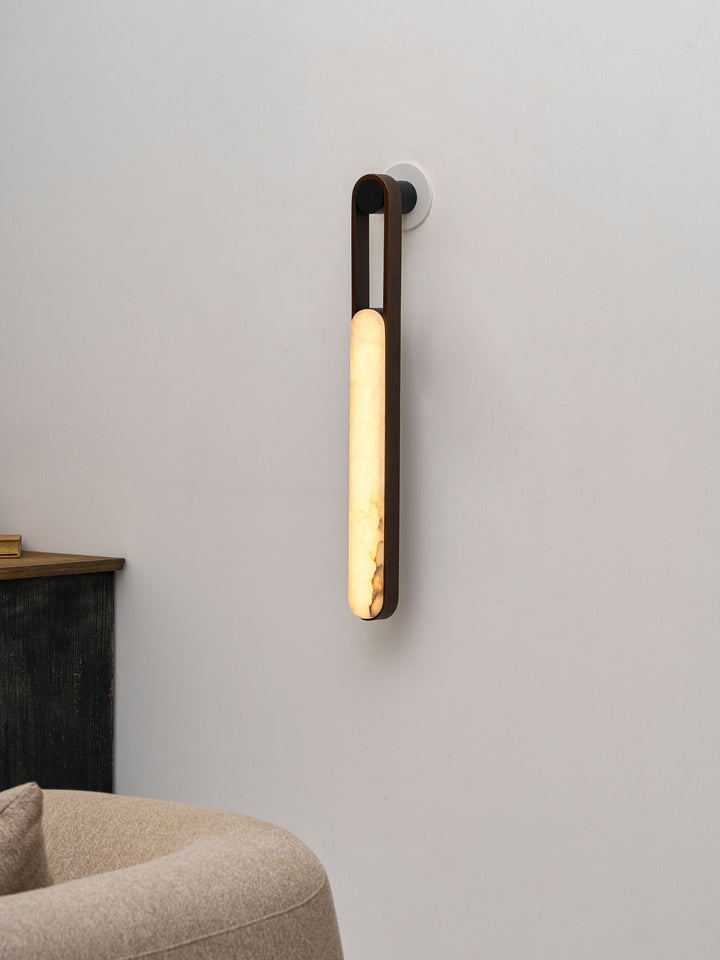 Norix Alabaster Frame Wall Light