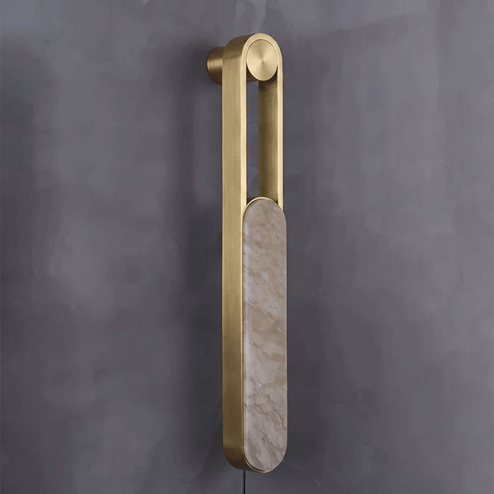 Norix Alabaster Frame Plug-in Wall Light
