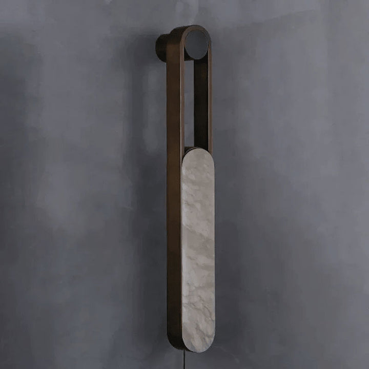 Norix Alabaster Frame Plug-in Wall Light