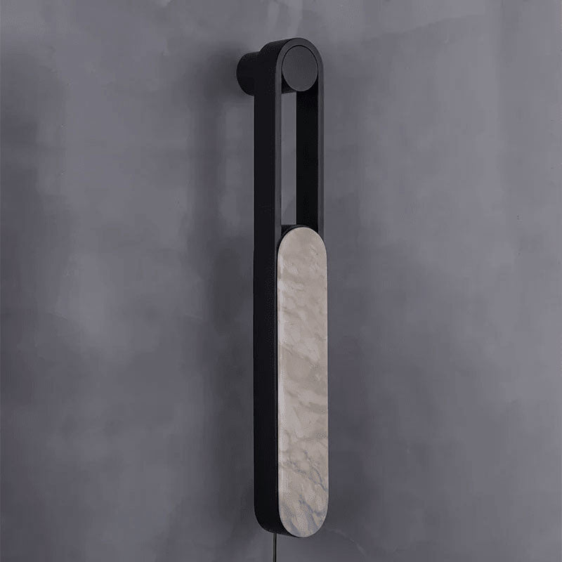 Norix Alabaster Frame Plug-in Wall Light