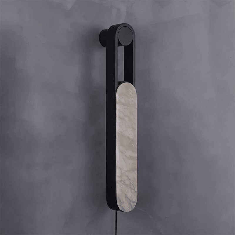 Norix Alabaster Frame Plug-in Wall Light