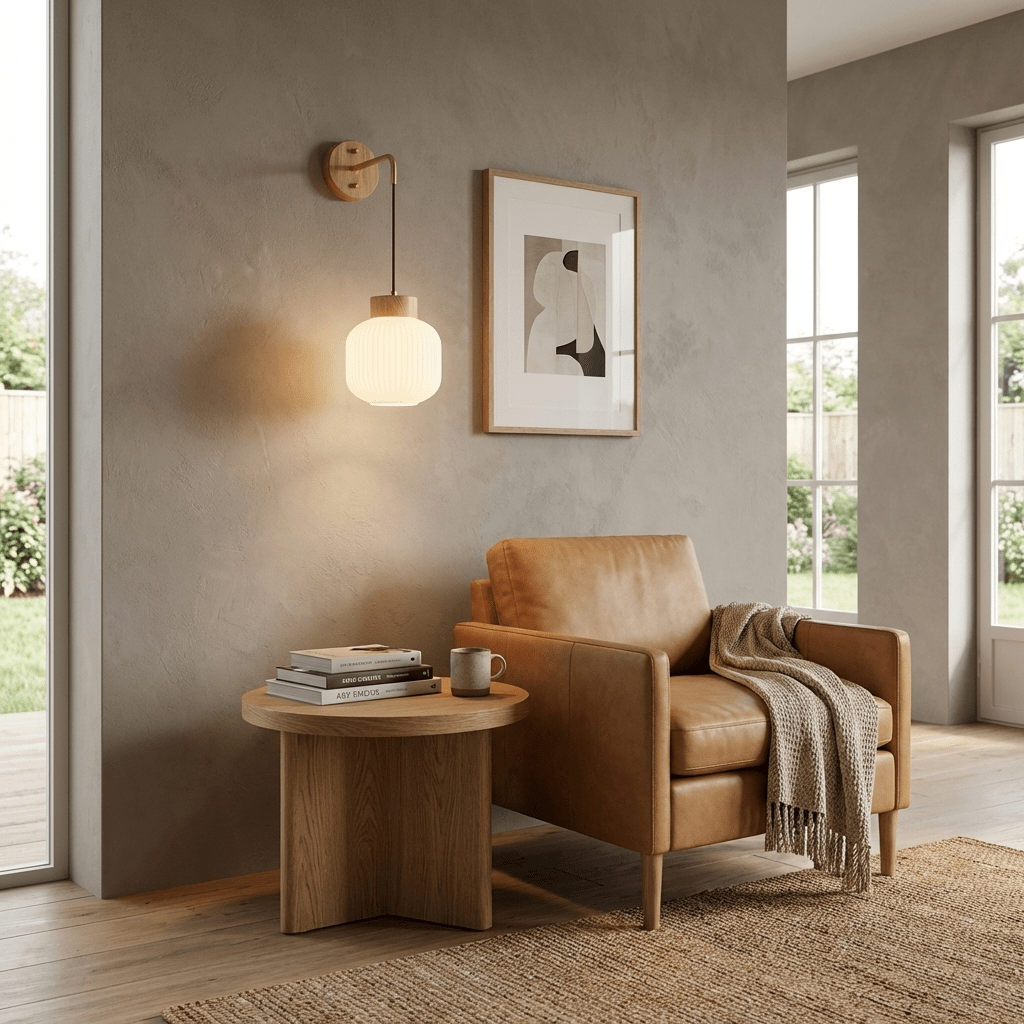 Norvyn Wood Drop Wall Lamp - Vakkerlight