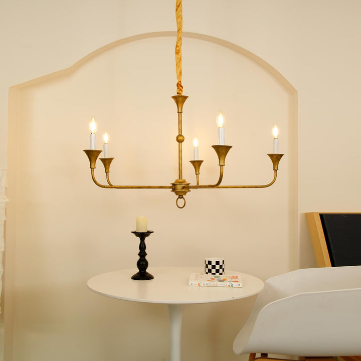 Elara Candle Chandelier - Vakkerlight