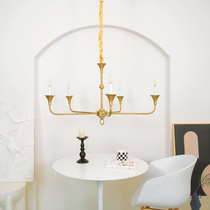 Elara Candle Chandelier - Vakkerlight