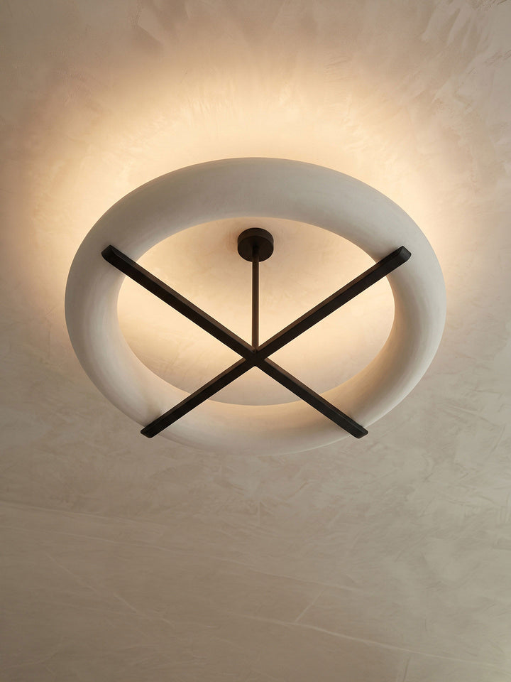 Noveris Geometric Flush Mount Chandelier